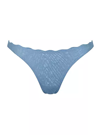 SLOGGI | String ZERO FEEL BLISS noir | hellblau